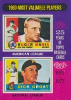 1975 Topps Mini #198 1960 MVP's Baseball Card