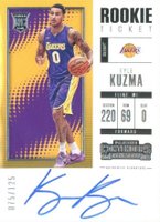 2017 Panini Contenders #126 Kyle Kuzma Vertical-Autograph Basketball Card