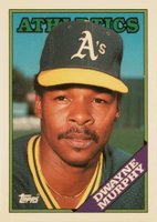 1988 Topps Tiffany #424 Dwayne Murphy Baseball Card