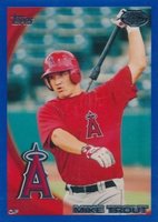 2010 Topps Pro Debut #181 Mike Trout Blue Baseball Card