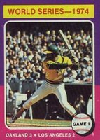 1975 Topps #461 World Series Game 1 Baseball Card