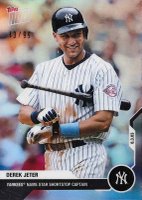 2020 Topps Now Chrome Derek Jeter Career Retrospective #DJ2 Derek Jeter Refractor Baseball Card