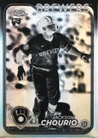 2024 Topps Chrome Update #USC18 Jackson Chourio Negative Refractor Baseball Card