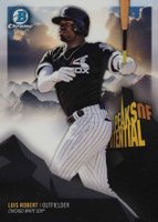 2018 Bowman Chrome Peaks of Potential #LR Luis Robert Baseball Card