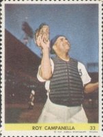 1949 Eureka Stamps #33 Roy Campanella Baseball Card