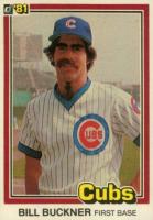 1981 Donruss #482 Bill Buckner Baseball Card