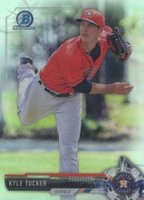 2017 Bowman Draft #BDC183 Kyle Tucker Chrome-Refractor Baseball Card