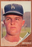 1962 Topps #340 Don Drysdale Baseball Card