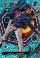 2023 Topps Cosmic Chrome #152 Kodai Senga Aqua Equinox Baseball Card