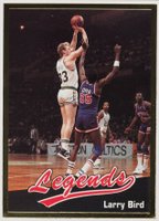 1990 Legends Magazine Insert-Hand Cut #25 Larry Bird Basketball Card