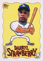 1992 Topps Kids #47 Darryl Strawberry Baseball Card