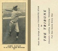 1916 Altoona Tribune #99 John Lavan Baseball Card