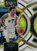 2023 Panini Select #109 Keyonte George White Sparkle Basketball Card