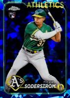2024 Topps Chrome Sapphire #244 Tyler Soderstrom Baseball Card