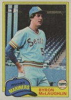 1981 Topps #344 Byron McLaughlin Baseball Card