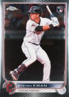 2022 Topps Chrome Update #USC85 Steven Kwan Baseball Card