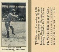 1916 Weil Baking Co. #22 Donie Bush Baseball Card