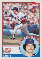 1983 Topps #187 Terry Leach Baseball Card