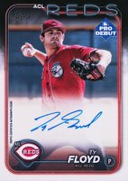 2024 Topps Pro Debut #PD134 Ty Floyd Autograph Baseball Card