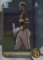 2022 Bowman Chrome Prospects #BCP203 Samuel Zavala Baseball Card