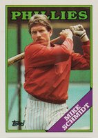 1988 Topps #600 Mike Schmidt Baseball Card