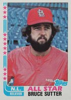 1982 Topps #347 Bruce Sutter Baseball Card