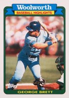 1990 Woolworth #9 George Brett Baseball Card