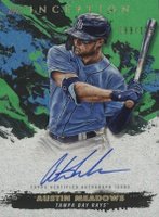 2021 Topps Inception Rookie and Emerging Star Autographs #AME Austin Meadows Green Baseball Card