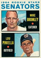 1964 Topps #167 Senators Rookies Baseball Card