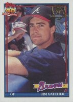 1991 Topps Desert Shield #196 Jim Vatcher Baseball Card