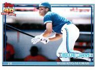 1991 Topps Traded #2T Roberto Alomar Baseball Card