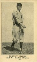 1917 Collins-McCarthy #45 Johnny Evers Baseball Card