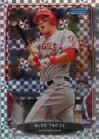 2013 Bowman Chrome #50 Mike Trout Xfractor Baseball Card
