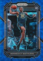2022 Panini Prizm #254 Bennedict Mathurin Blue Choice Basketball Card