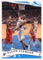 2005 Topps  #33 Allen Iverson 1st Edition Basketball Card