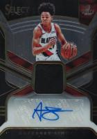 2018 Panini Select Rookie Jersey Autograph #ASM Anfernee Simons Basketball Card