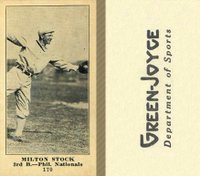 1916 Green-Joyce #170 Milton Stock Baseball Card