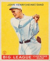 1933 Goudey #85 Heinie Sand Baseball Card