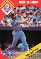 1995 Kenner Starting Lineup # Mike Schmidt Extended Baseball Card