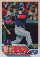 2023 Topps #471 Masataka Yoshida Rainbow Foil Baseball Card