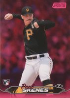 2024 Topps Stadium Club #237 Paul Skenes Pink Foil Baseball Card