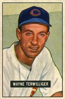 1951 Bowman #175 Wayne Terwilliger Baseball Card