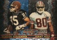 1994 Stadium Club Bowman's Best #27 Derrick Alexander/Jerry Rice Football Card