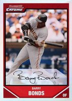 2007 Bowman Chrome #237 Barry Bonds Refractor Baseball Card