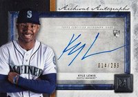 2020 Topps Museum Collection Archival Autographs #AAKL Kyle Lewis Baseball Card