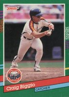 1991 Donruss #595 Craig Biggio Baseball Card