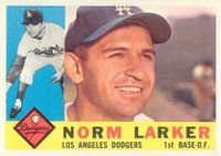 1960 Topps #394 Norm Larker Baseball Card