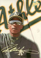 1993 Studio #84 Rickey Henderson Baseball Card