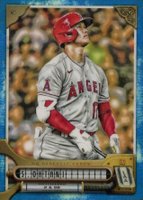2022 Topps Gypsy Queen #39 Shohei Ohtani Chrome-Indigo Refractor Baseball Card