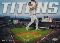 2023 Topps Chrome Topps Chrome Titans #CT3 Mike Trout Baseball Card